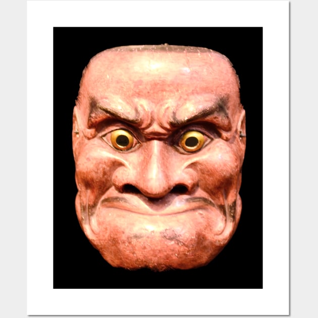 Mask Asiatic evil Wall Art by Wolf Art / Swiss Artwork Photography